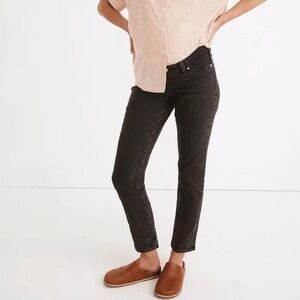 Madewell Maternity Side-Panel Perfect Vintage Jeans in Lunar Wash